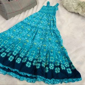 Summer Turquoise Cami Long Dress